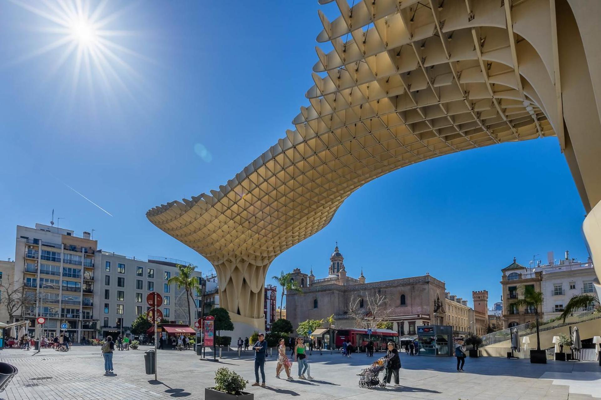 Comfy Away - Estudio En Patio De Vecinos En Las Setas Seville Exterior photo